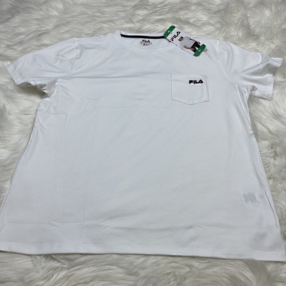 FILA Short Sleeve Women’s Size XL T-Shirt Crew Neck Logo Pocket NWT